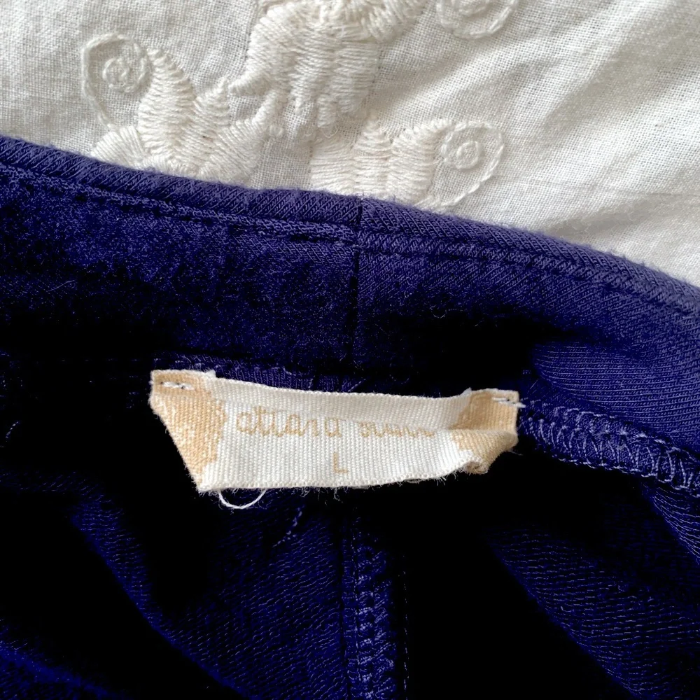 Altar'd State Navy Soft Knit And Lace Oversized Tunic Length Sweater Size L - Picture 12 of 12